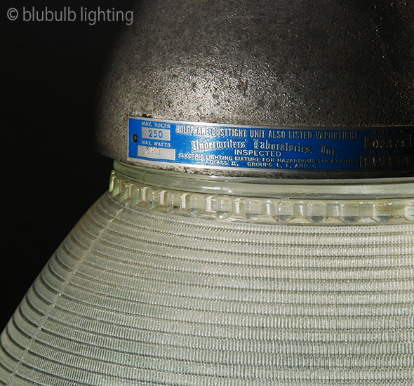 Holophane Dust & Vapor Tight - Vintage Industrial Light